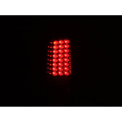 Anzo USA | Tail Light Assembly  LED  Clear Lens  Chrome Housing  Pair  |  Fits F-250 Super Duty | 311128