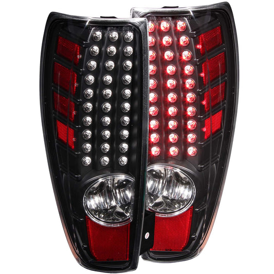 Anzo USA | LED Tail Light Assembly LED Clear Lens Black Housing Pair | Fits Colorado | 311136