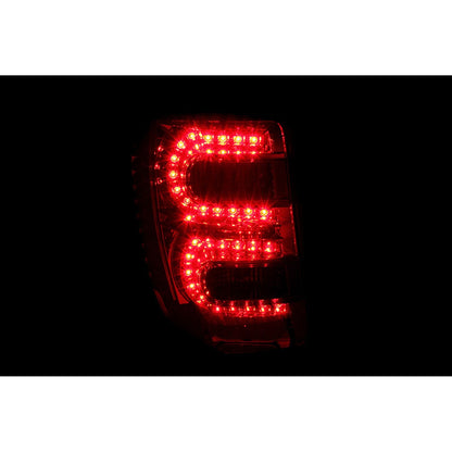 Anzo USA | LED Tail Light Assembly LED Red/Clear Lens Pair | Fits Grand Cherokee | 311150