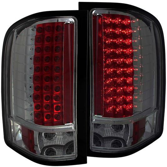 Anzo USA | LED Tail Light Assembly LED Smoke Lens Pair | Fits Silverado 1500 | 311159