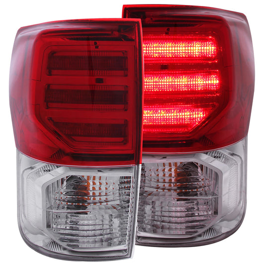Anzo USA | LED Tail Light Assembly LED Red/Clear Lens G2 Pair | Fits Tundra | 311204