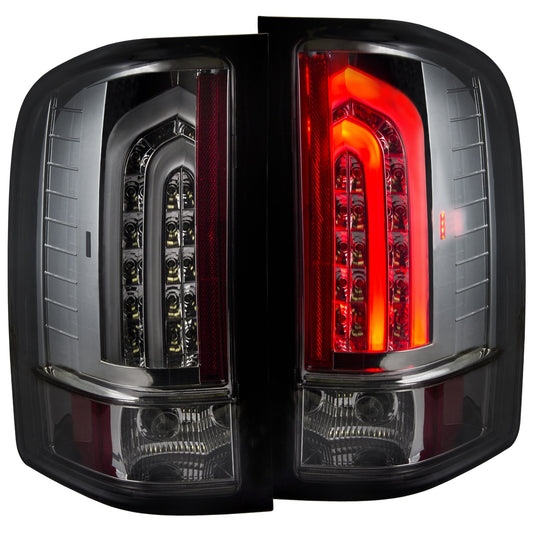 Anzo USA | LED Tail Light Assembly LED Smoke Lens G2 Pair | Fits Silverado 1500 | 311226