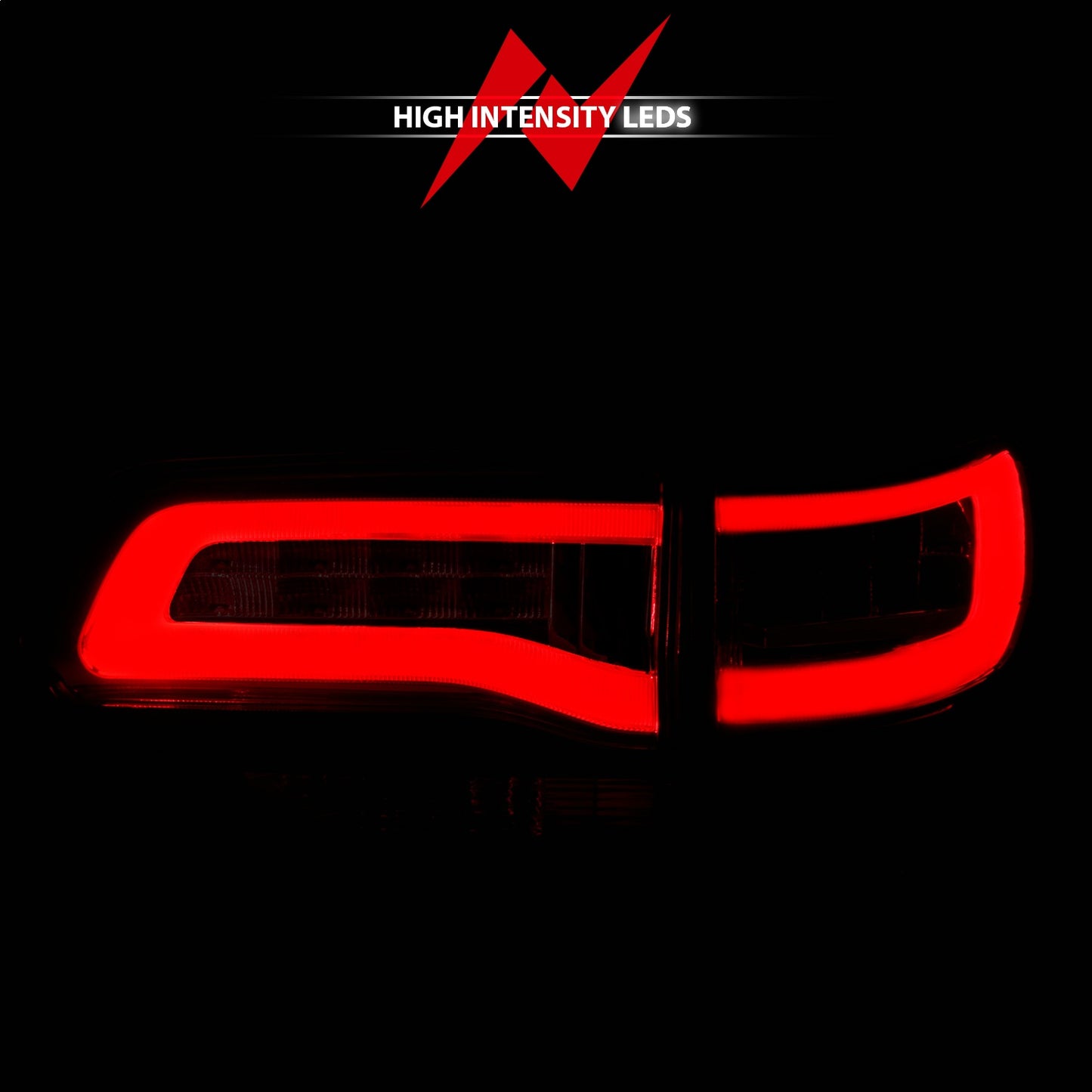 Anzo USA | LED Tail Light Assembly LED Red/Clear Lens | Fits Grand Cherokee | 311268
