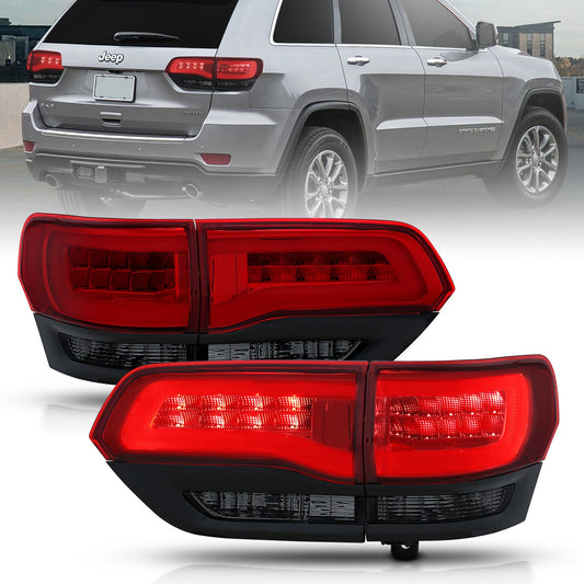 Anzo USA | LED Tail Light Assembly LED Red/Smoke Lens | Fits Grand Cherokee | 311269
