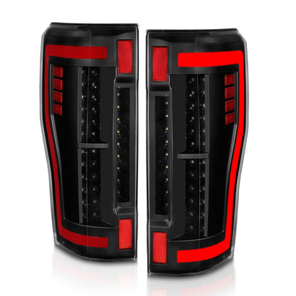 Anzo USA | LED Tail Light Assembly LED Red/Clear Lens Pair | Fits F-250 Super Duty | 311287