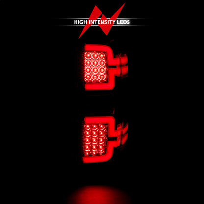 Anzo USA | LED Tail Light Assembly LED Chrome Lens Pair | Fits Silverado 1500 | 311291