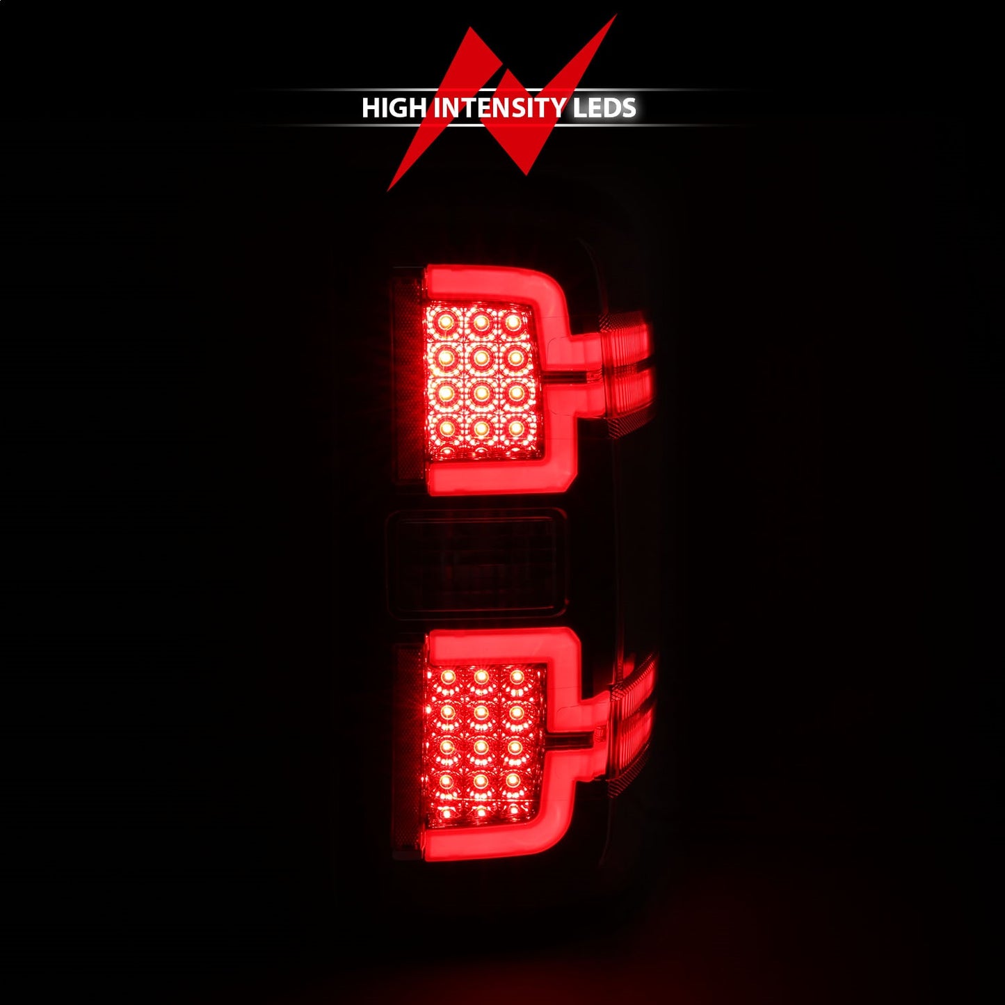 Anzo USA | Tail Light Assembly LED Red/Clear Lens Pair | Fits Silverado 1500 | 311292