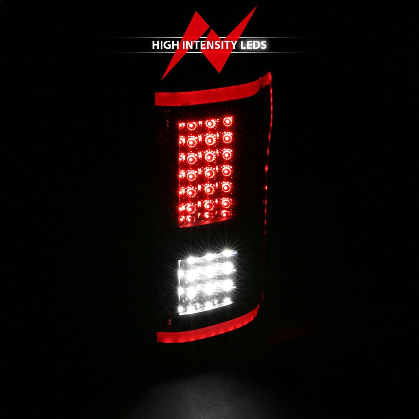 Anzo USA | LED Tail Light Assembly LED w/Smoke Sequential Lens Pair | Fits F-150 | 311294