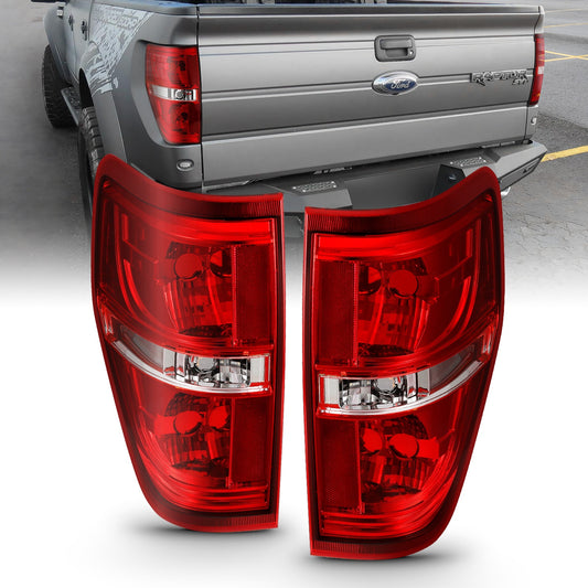Anzo USA | Tail Light Assembly Red/Clear Lens w/o Bulb Pair | Fits F-150 | 311299