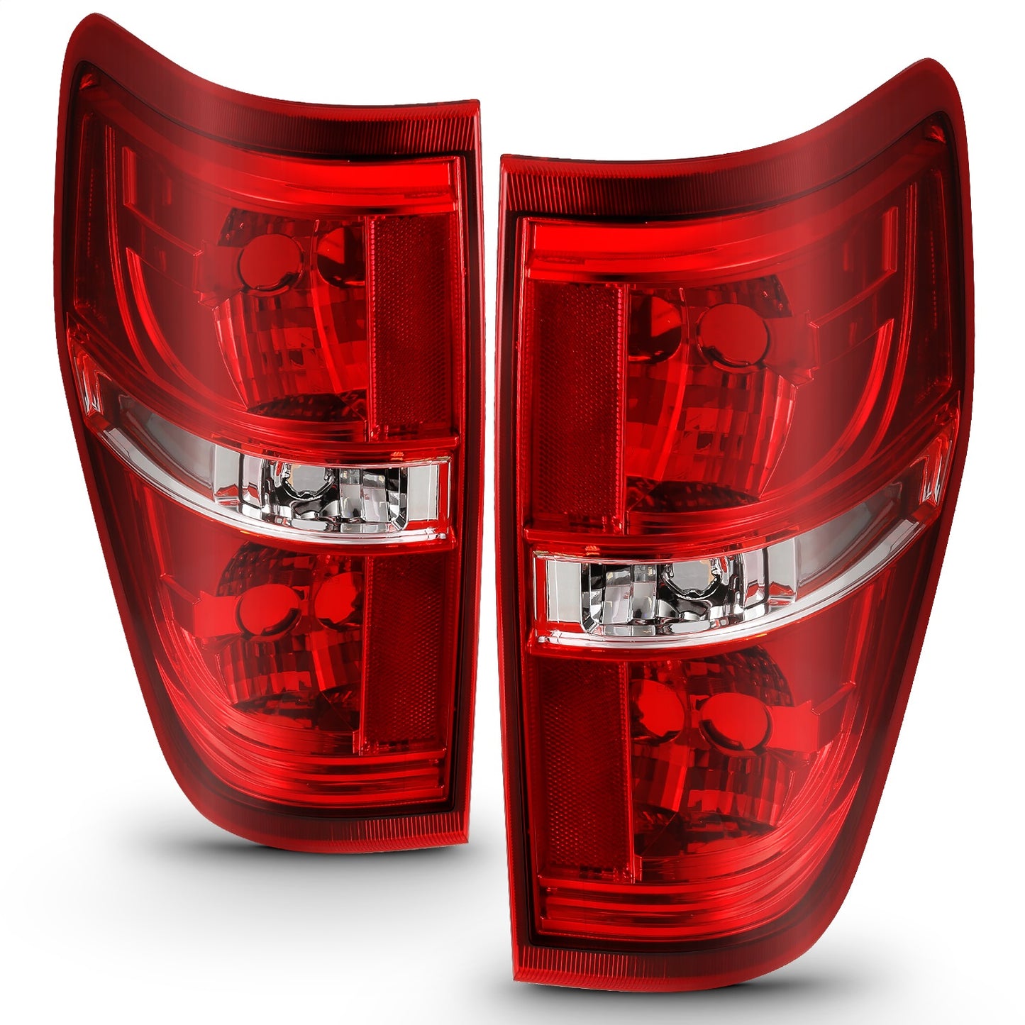 Anzo USA | Tail Light Assembly Red/Clear Lens w/o Bulb Pair | Fits F-150 | 311299