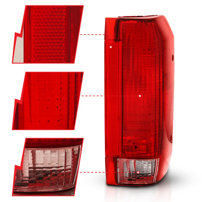 Anzo USA | Tail Light Assembly Red/Clear Lens OE Replacement | Fits F-150 | 311306