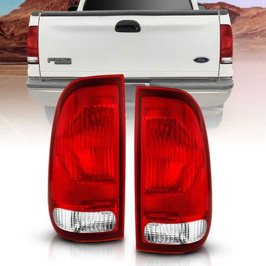 Anzo USA | Tail Light Assembly Red/Clear Lens OE Replacement | Fits F-250 Super Duty | 311307