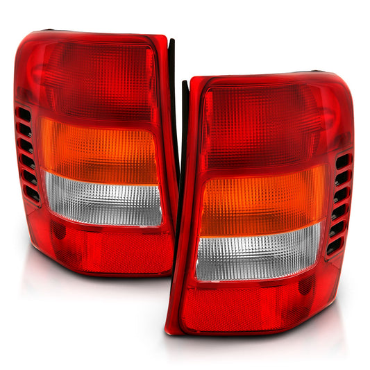 Anzo USA | Tail Light Assembly Red/Clear Lens OE Replacement | Fits Grand Cherokee | 311308