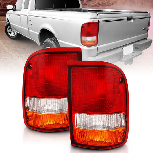 Anzo USA | Tail Light Assembly Red/Clear Lens Pair | Fits Ranger | 311310