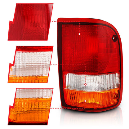 Anzo USA | Tail Light Assembly Red/Clear Lens Pair | Fits Ranger | 311310