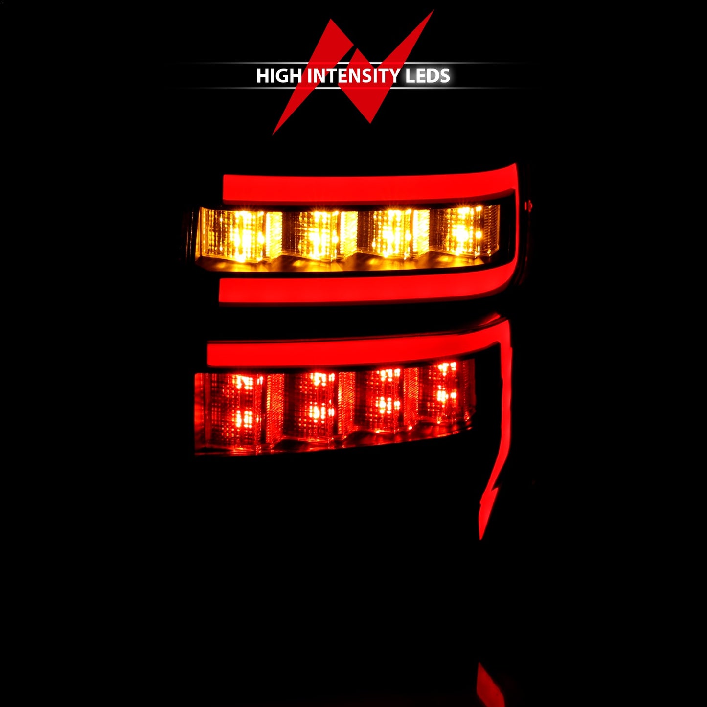 Anzo USA | LED Tail Light Assembly LED Smoke Lens Black Housing Red Light Bar w/Sequential Pair | Fits 4Runner | 311312