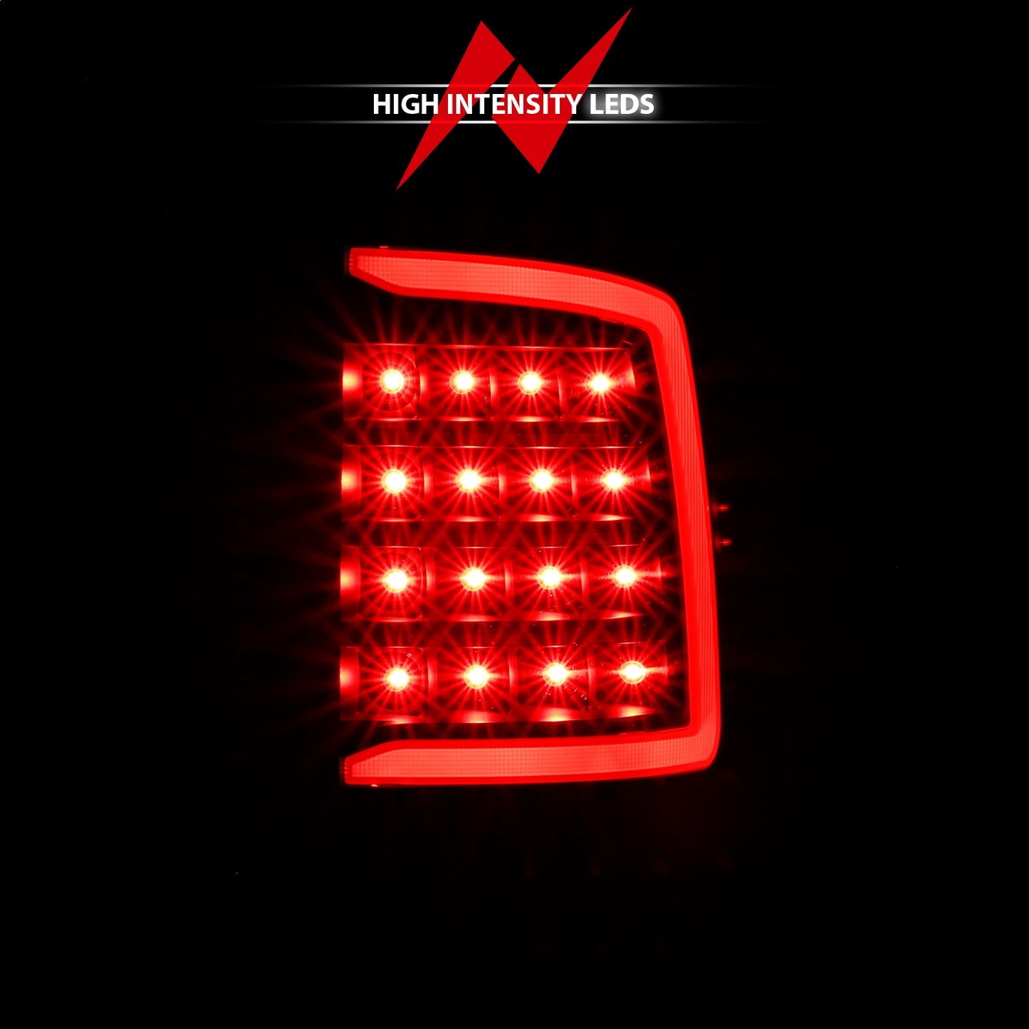 Anzo USA | LED Tail Light Assembly LED Clear Lens Black Housing w/Plank Style Design Pair | Fits Ram 1500 | 311318