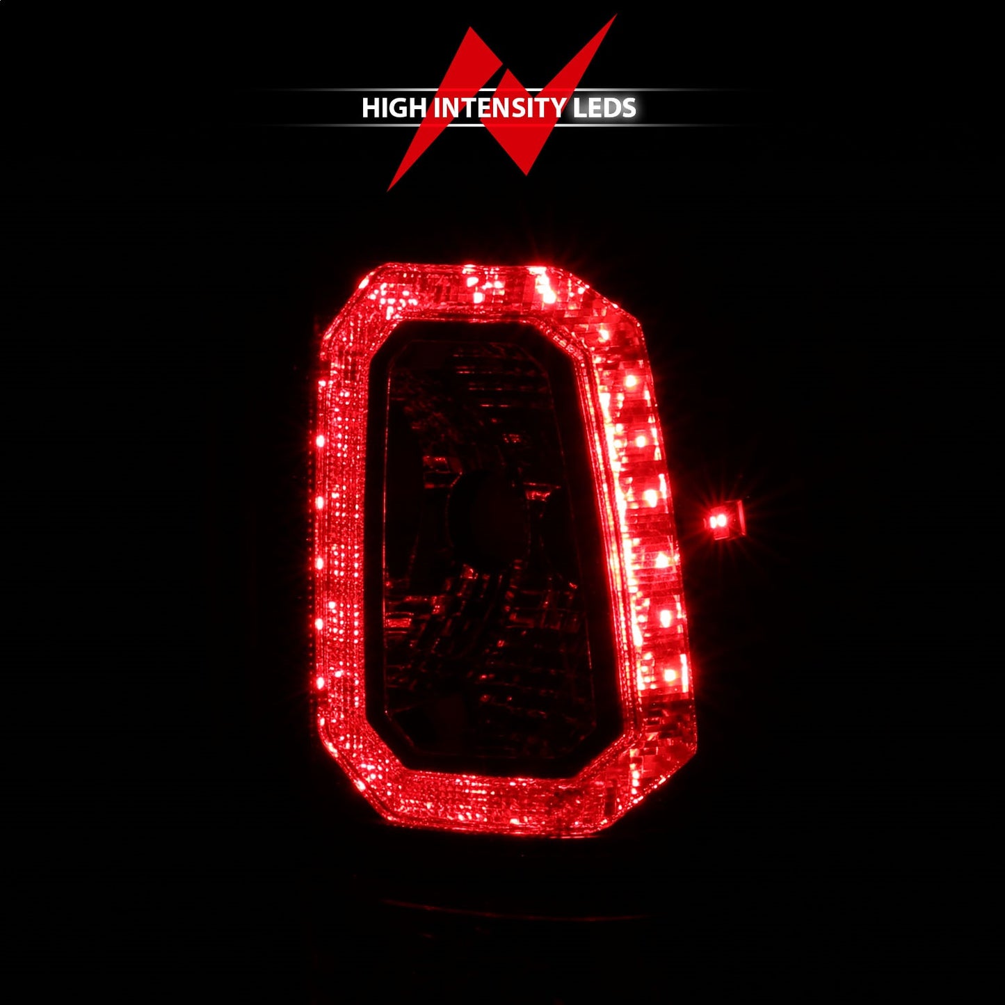 Anzo USA | LED Tail Light Assembly LED Red/Clear Lens Chrome Housing Pair | Fits Silverado 1500 | 311329