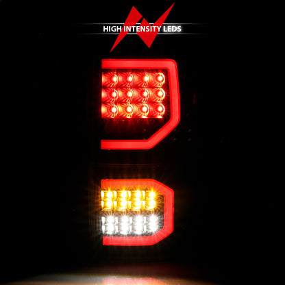 Anzo USA | LED Tail Light Assembly LED Clear Lens Black Housing Pair | Fits Tundra | 311336