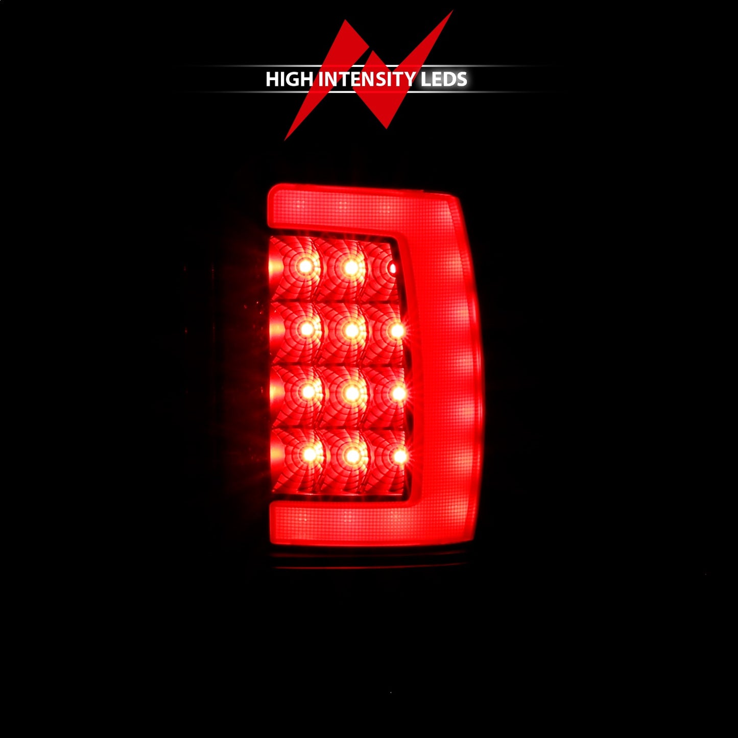 Anzo USA | LED Tail Light Assembly LED Smoke Lens Black Housing Pair | Fits Ram 1500 | 311340