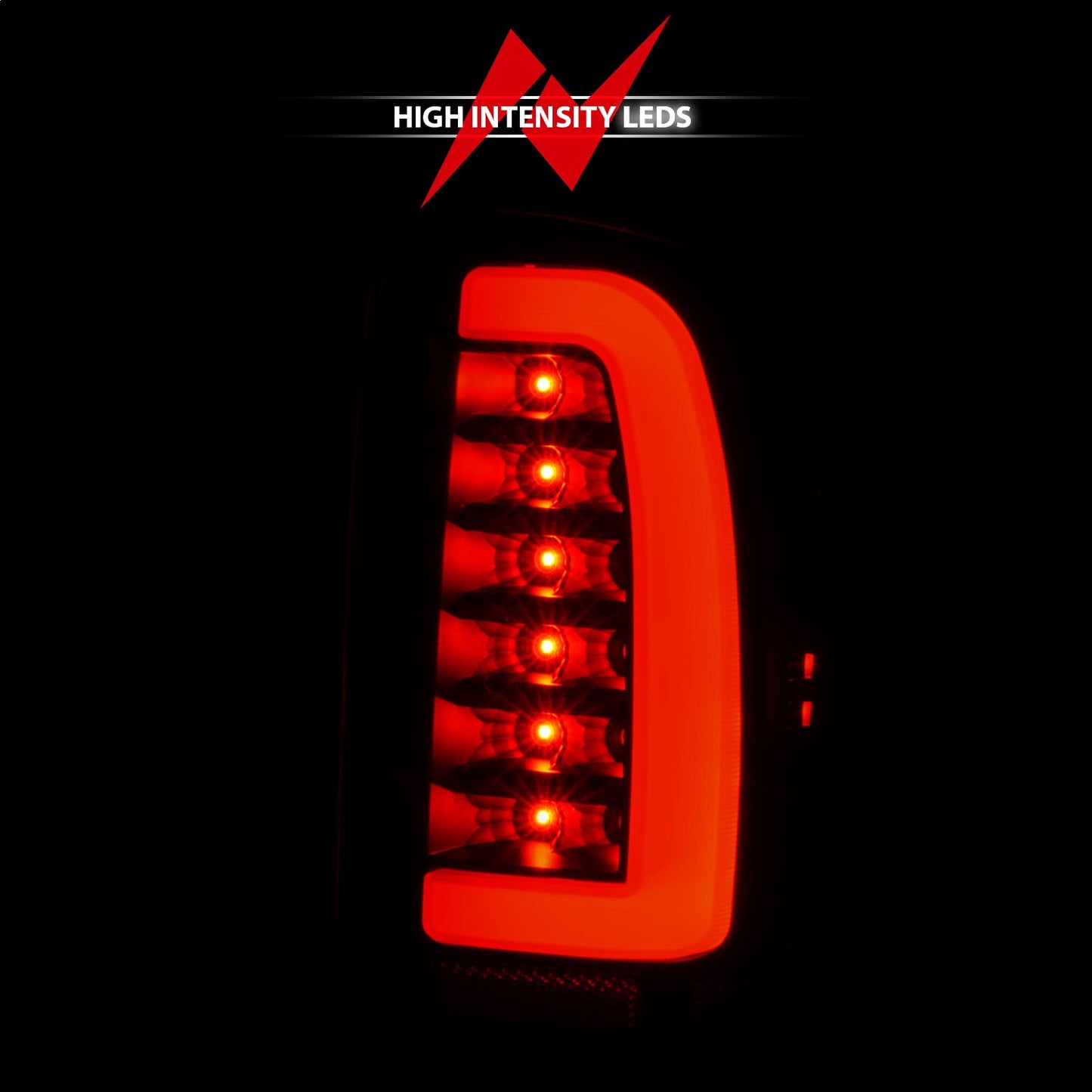 Anzo USA | LED Tail Light Assembly LED Clear Lens Black Housing Pair | Fits Tacoma | 311353