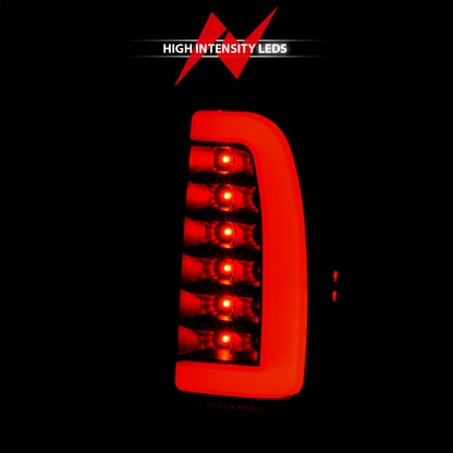 Anzo USA | LED Tail Light Assembly LED Smoke Lens Black Housing Pair | Fits Tacoma | 311354
