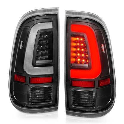 Anzo USA | LED Tail Light Assembly  LED  Clear Lens  Black Housing  Pair  |  Fits F-250 Super Duty | 311356