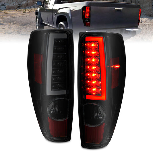 Anzo USA | LED Tail Light Assembly LED Smoke Lens Black Housing w/Light Bar Pair | Fits Colorado | 311383