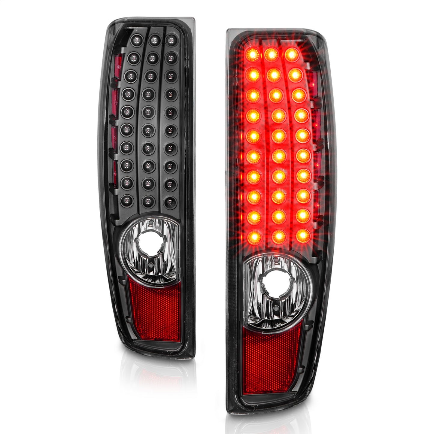 Anzo USA | LED Tail Light Assembly Clear Lens Black Housing | Fits Colorado | 311385