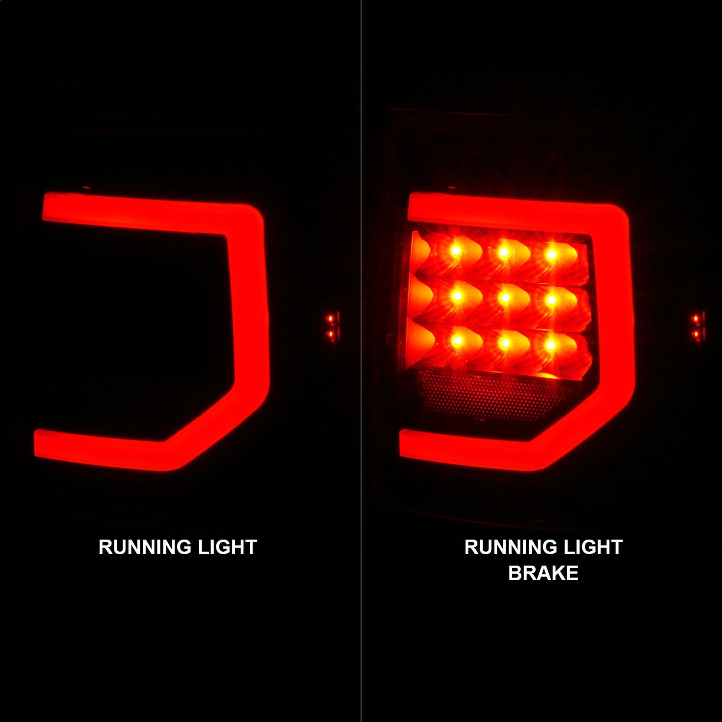 Anzo USA | LED Tail Light Assembly Clear Lens w/Light Bars Black Housing | Fits Tundra | 311386