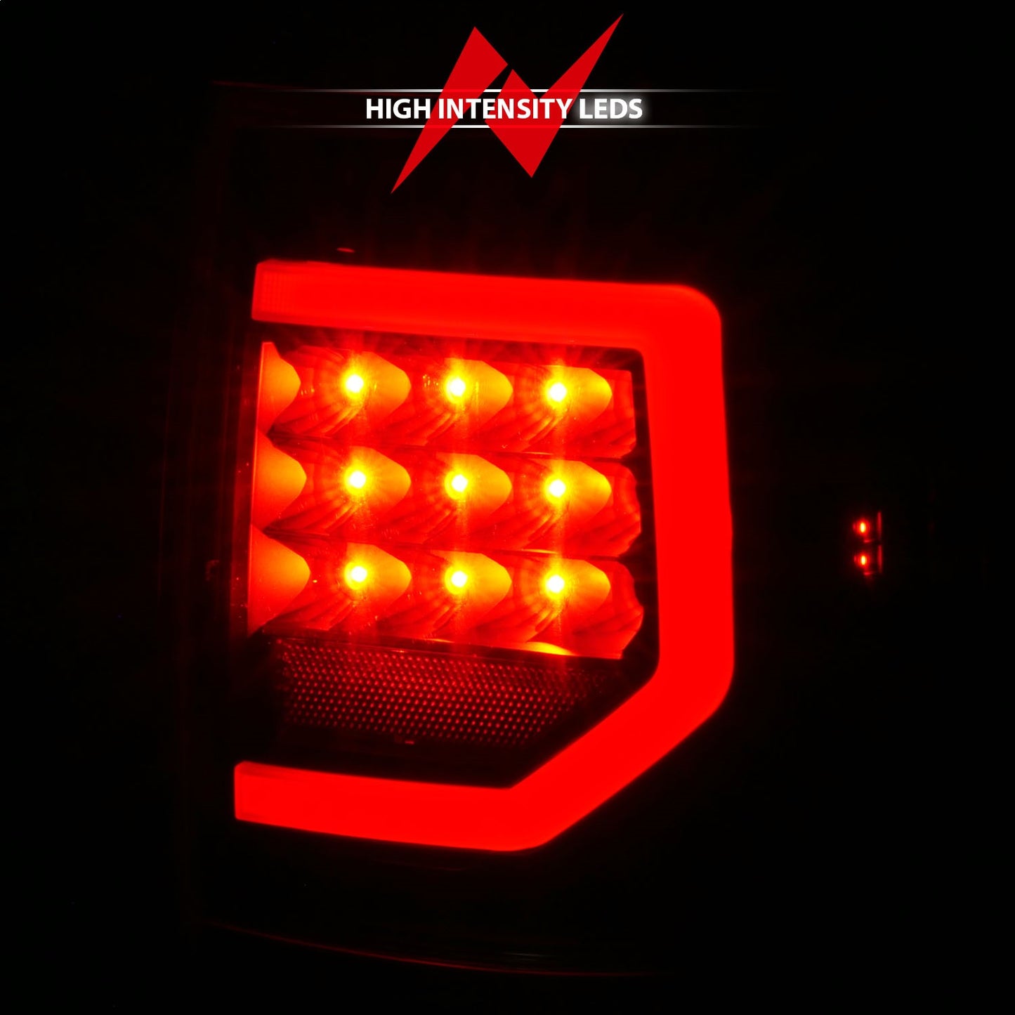 Anzo USA | LED Tail Light Assembly Clear Lens w/Light Bars Black Housing | Fits Tundra | 311386