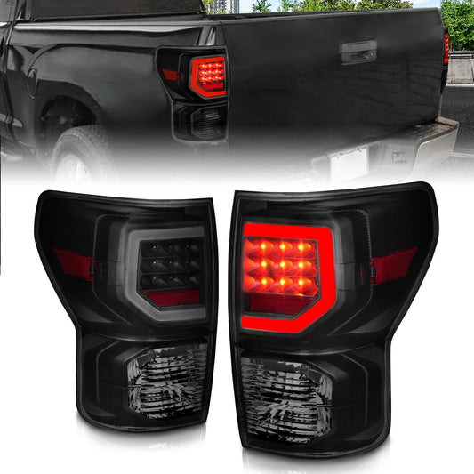 Anzo USA | LED Tail Light Assembly Smoke Lens w/Light Bars Black Housing | Fits Tundra | 311387