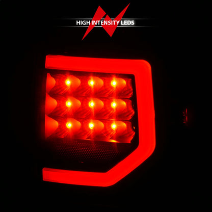 Anzo USA | LED Tail Light Assembly Smoke Lens w/Light Bars Black Housing | Fits Tundra | 311387