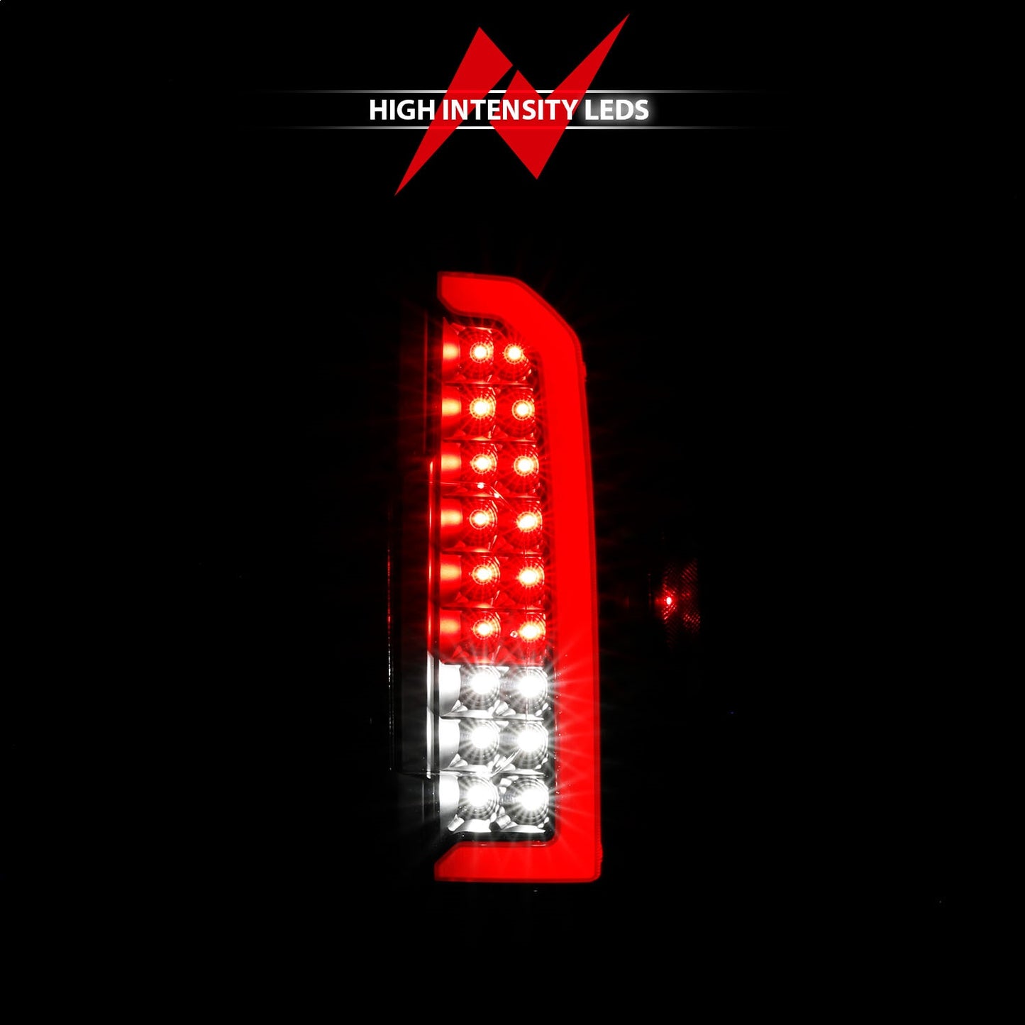 Anzo USA | LED Tail Light Assembly LED w/Red Light Bar Black Housing Clear Lens | Fits Colorado | 311432