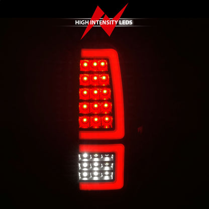 Anzo USA | LED Tail Light Assembly LED Smoke Lens Black Housing Red Light Bar w/Sequential Pair | Fits Tundra | 311437