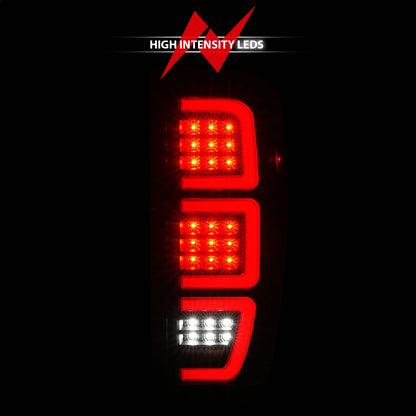 Anzo USA | LED Tail Light Assembly  Full LED  LED Tube  Sequential Signal  Black Housing  Clear Lens  Pair  |  Fits Sierra 1500 | 311459