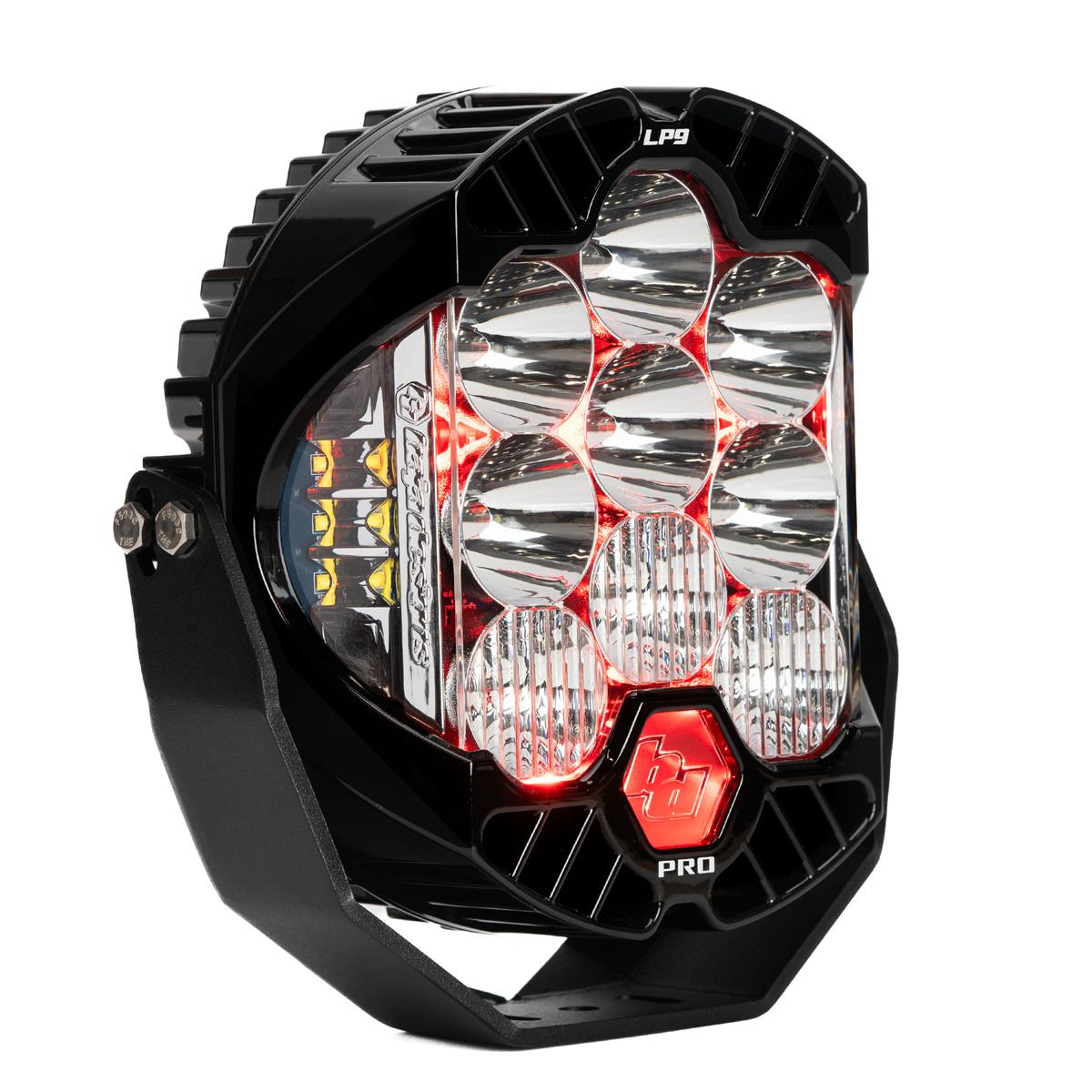 BAJA DESIGNS LP9 Pro LED Auxiliary Light Pod Light Pattern Driving/Combo Red BackliLight Clear Lens Baja Designs I 320014