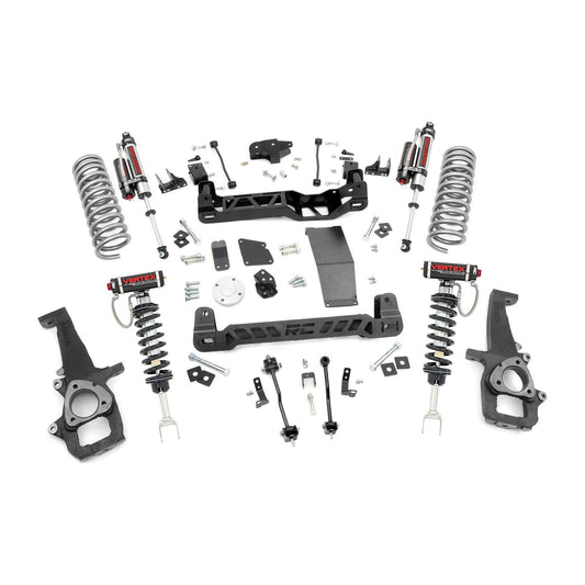 Rough Country Vertex Shocks & Rear Variable Rate Coils 6 Inch Lift Kit I 33250