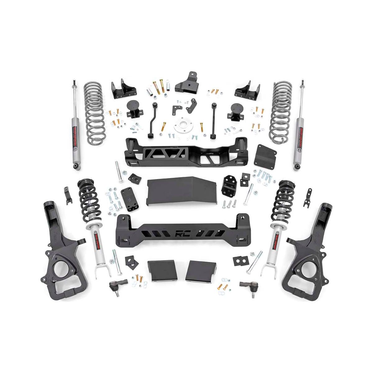Rough Country N3 Shocks & Rear Variable Rate Coils 6 Inch Lift Kit I 33431