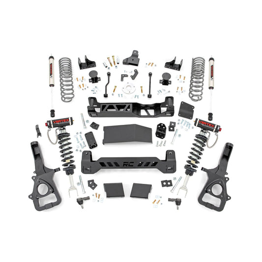 Rough Country V2 Shocks & Rear Variable Rate Coils 6 Inch Lift Kit I 33457