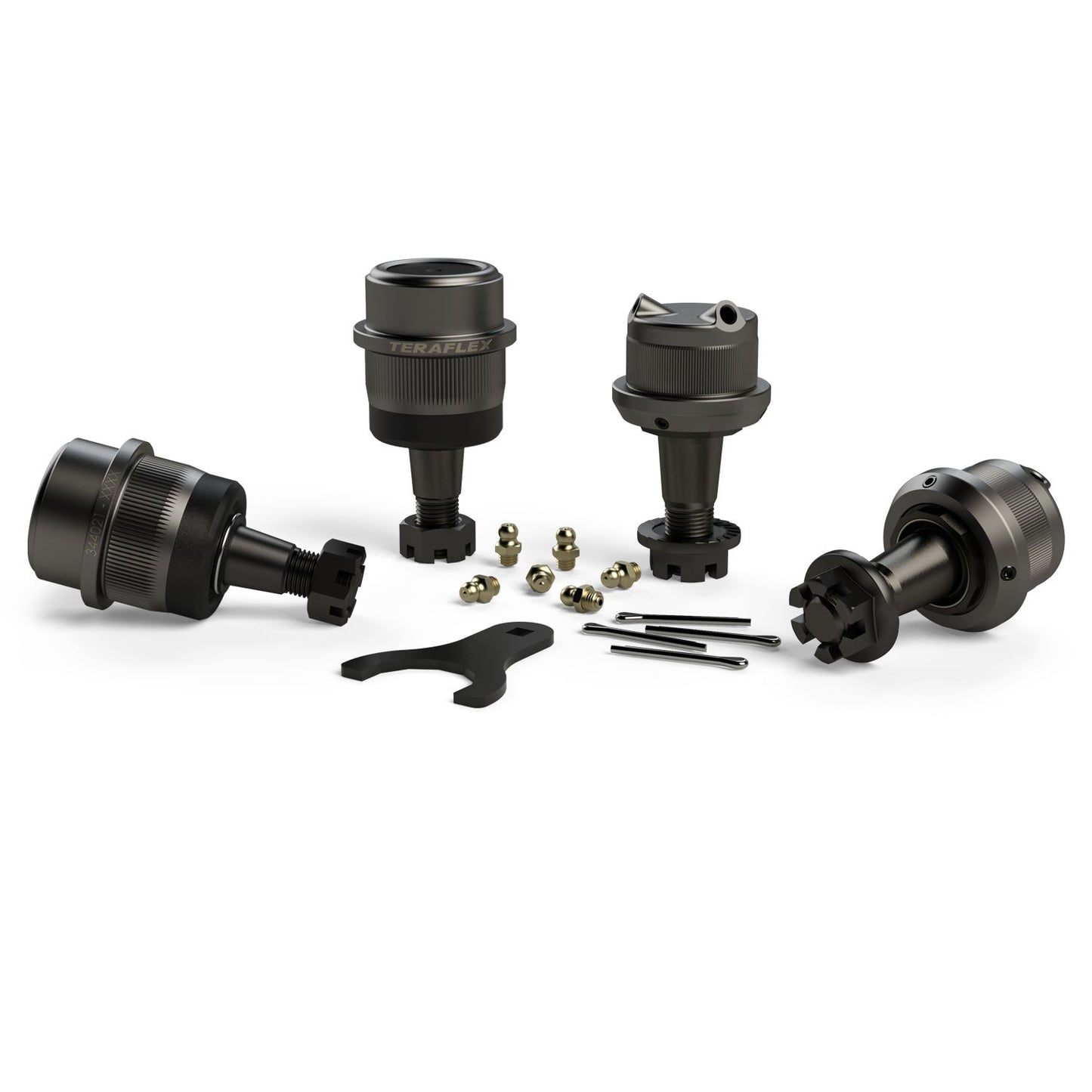 TeraFlex | 07-18 Wrangler JK Dana 30/44 HD Ball Joint Kit w/ Knurl Upper & Lower Set of 4 TeraFlex | 3442022