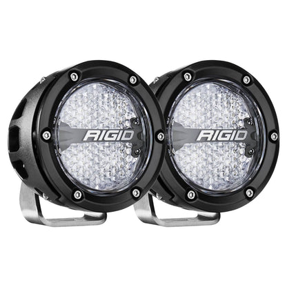 RIGID INDUSTRIES | 360-Series 4 Inch Off-Road Lamp Diffused Beam RGBW Backlight Set of 2 Rigid Industries | 36400