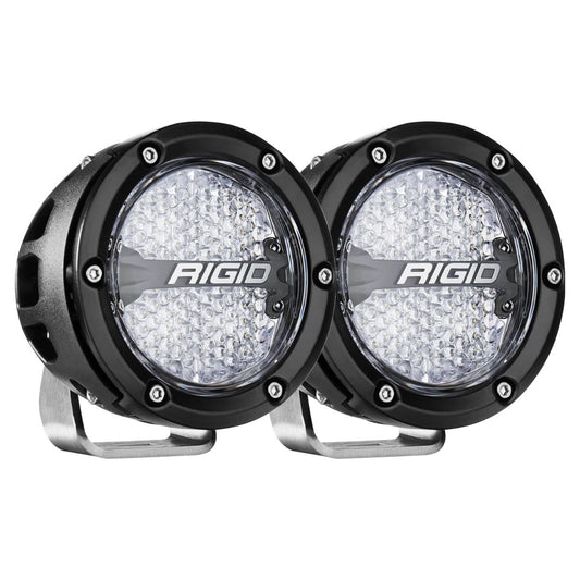 RIGID INDUSTRIES | 360-Series 4 Inch Off-Road Lamp Drive Beam RGBW Backlight Set of 2 Rigid Industries | 36401