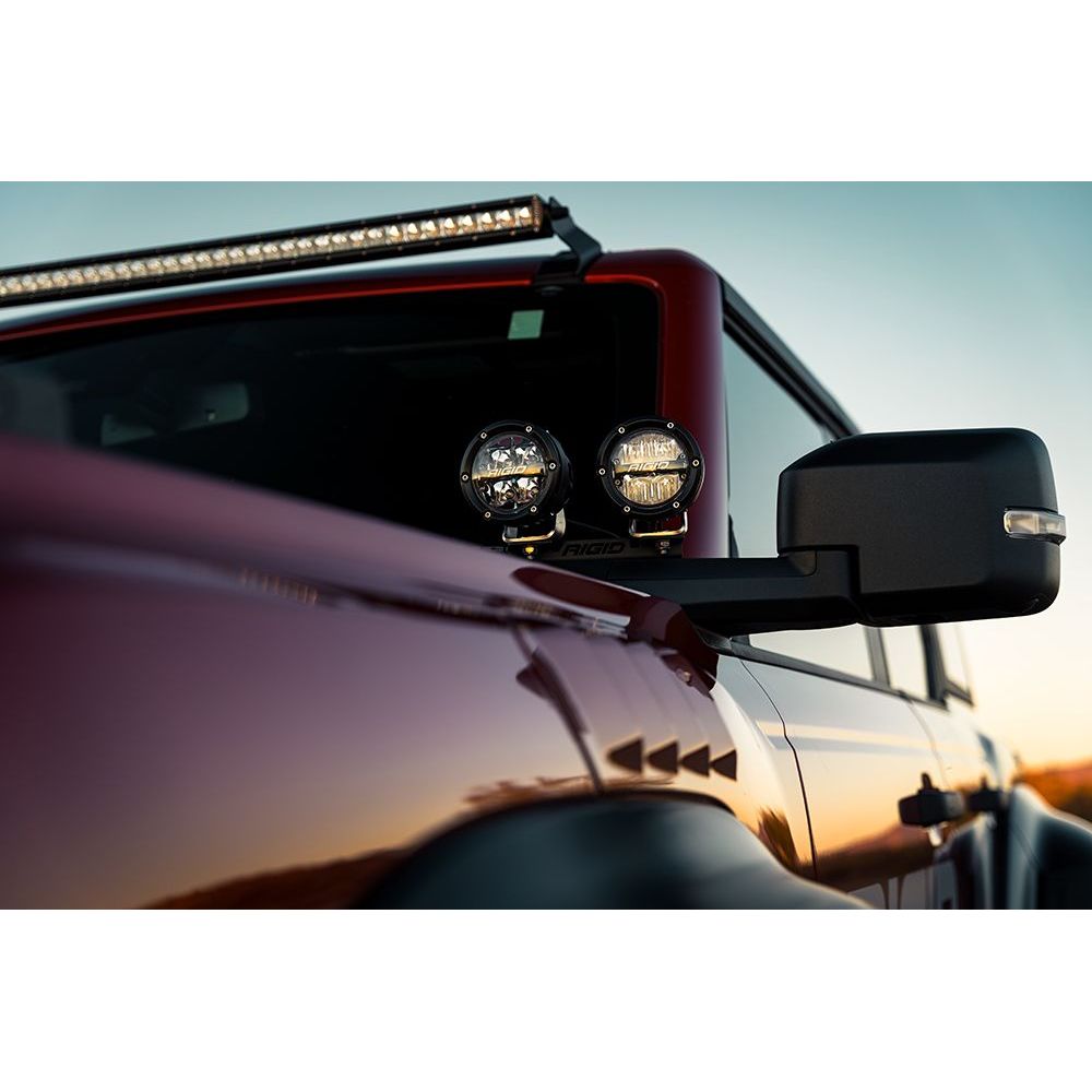 RIGID INDUSTRIES | 360-Series 4 Inch Off-Road Lamp Spot Beam RGBW Backlight Set of 2 Rigid Industries | 36402