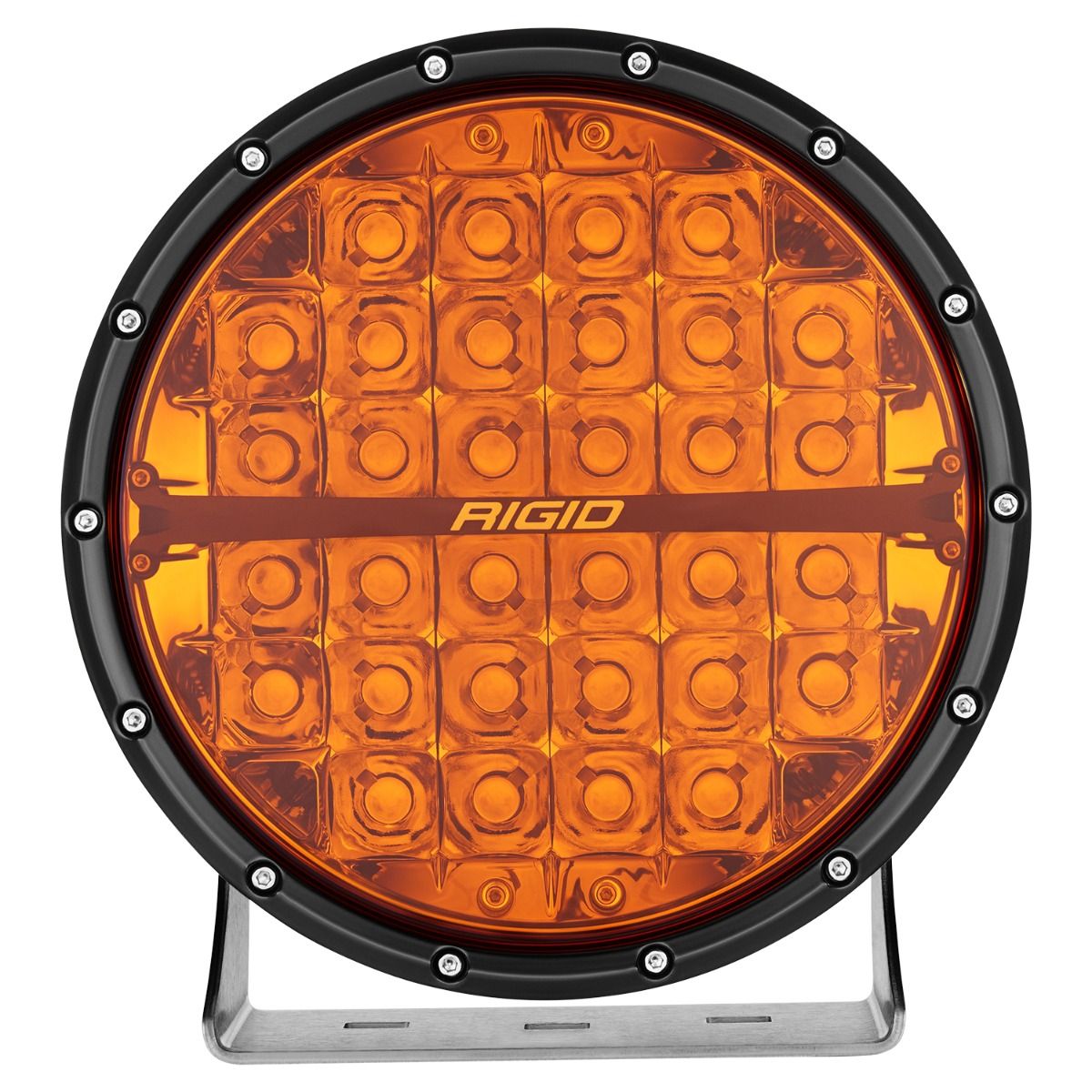 RIGID INDUSTRIES | 360-Series 9 Inch Off-Road Lamp Spot Beam Amber Lens Single Rigid Industries | 36522