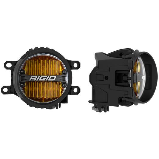 RIGID INDUSTRIES | Toyota Fog Mount Kit For 10-20 Tundra/4Runner 16-20 Tacoma With 1 Set 360-Series 4.0 Inch SAE Yellow Lights RIGID Industries | 37117