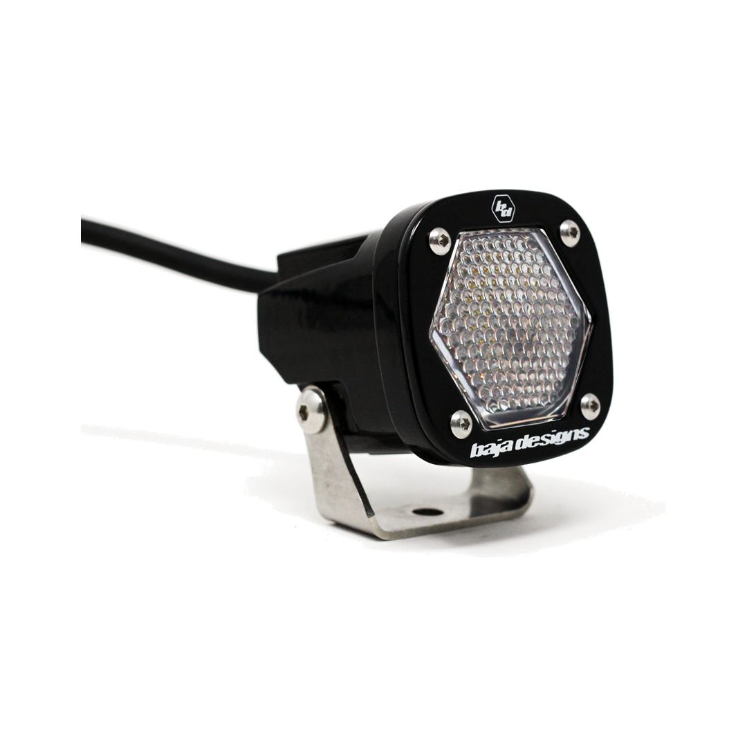 BAJA DESIGNS S1 Work/Scene LED Light with Mounting Bracket Single Baja Designs I 380006