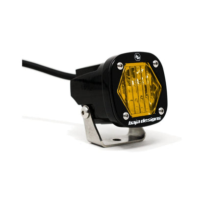 BAJA DESIGNS S1 Baja Amber Wide Cornering LED Light with Mounting Bracket Single Baja Designs I 380015