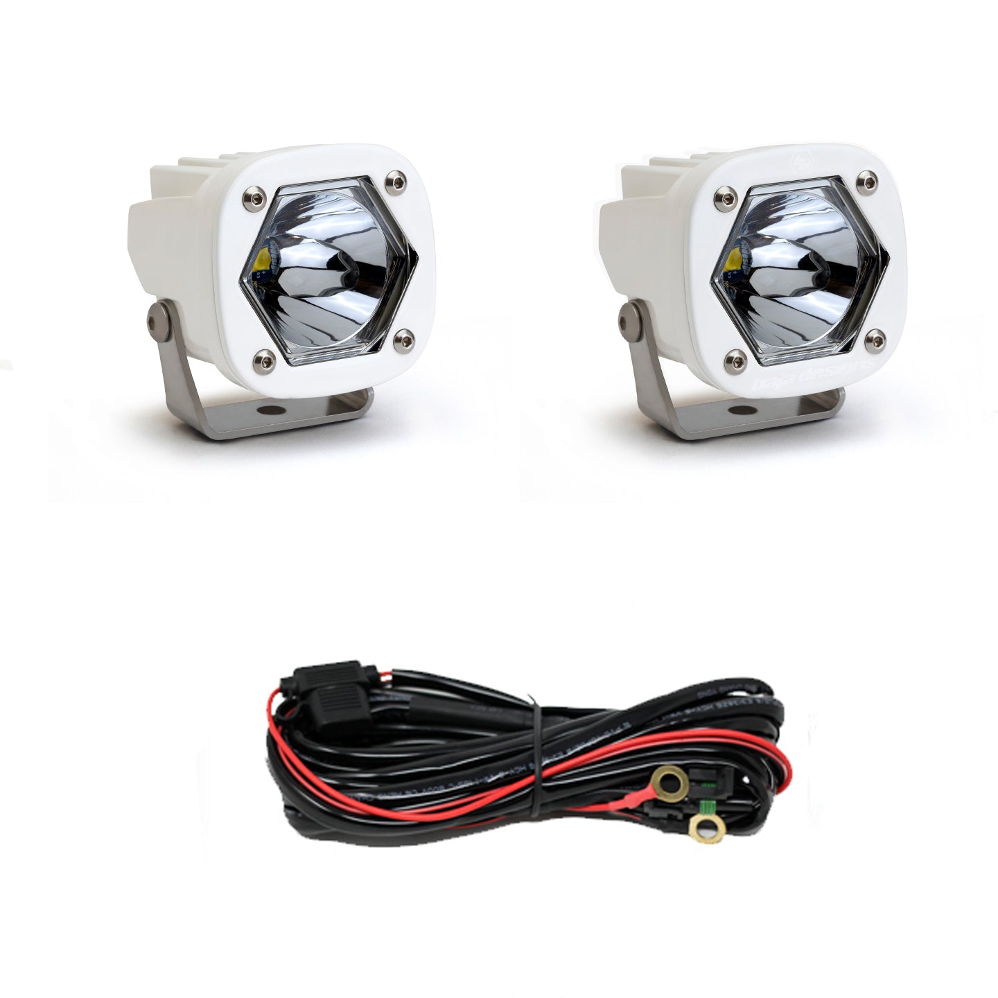 BAJA DESIGNS LED Light Pods SI Spot White Pair Baja Designs I 387801WT