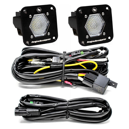 BAJA DESIGNS LED Light Pods S1 Pair Work/Scene LED Flush Mount Backup Kit Baja Designs I 387809